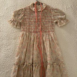 Polly Flinders girls floral dress. Size 5